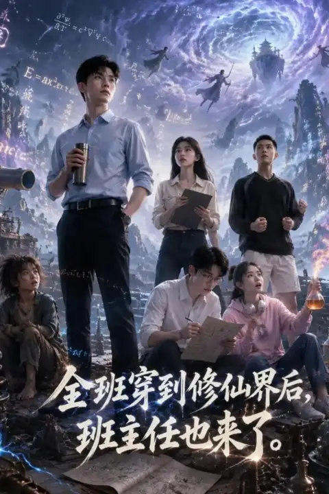 《全班穿到修仙界后,班主任也来了》封面