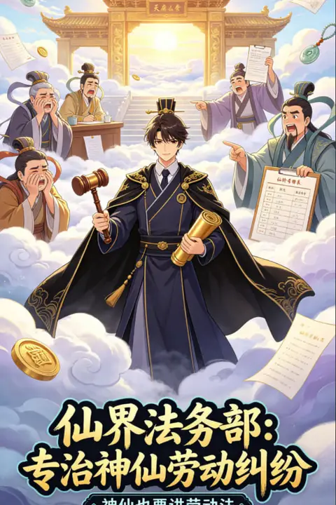 《仙界法务部:专治神仙劳动纠纷》封面