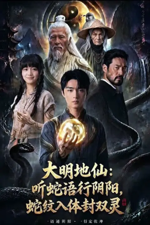 《大明地仙：听蛇语行阴阳，蛇纹入体封双灵》封面