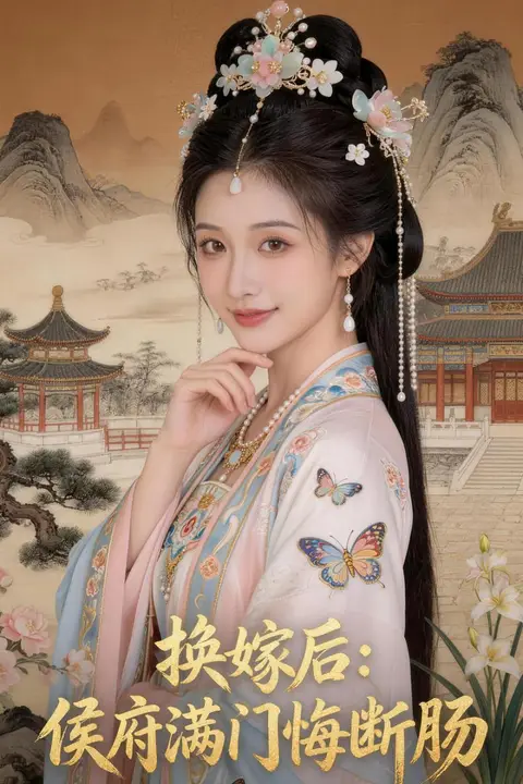 《换嫁后：侯府满门悔断肠》封面