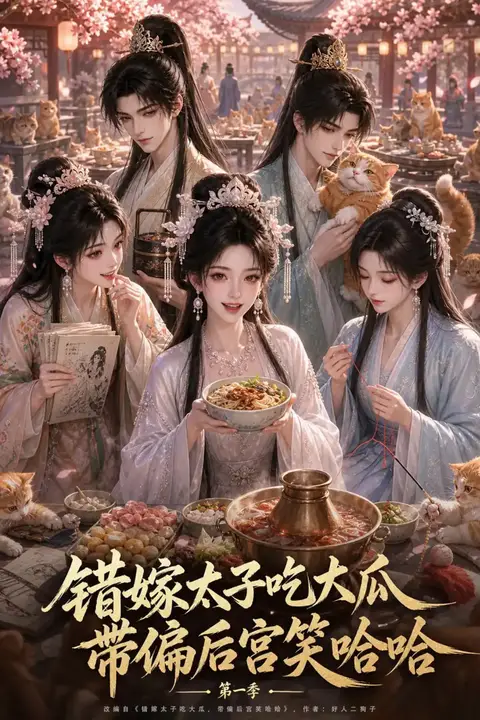 《错嫁太子吃大瓜,带偏后宫笑哈哈第一季》封面