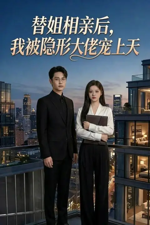 《替姐相亲后,我被隐形大佬宠上天》封面