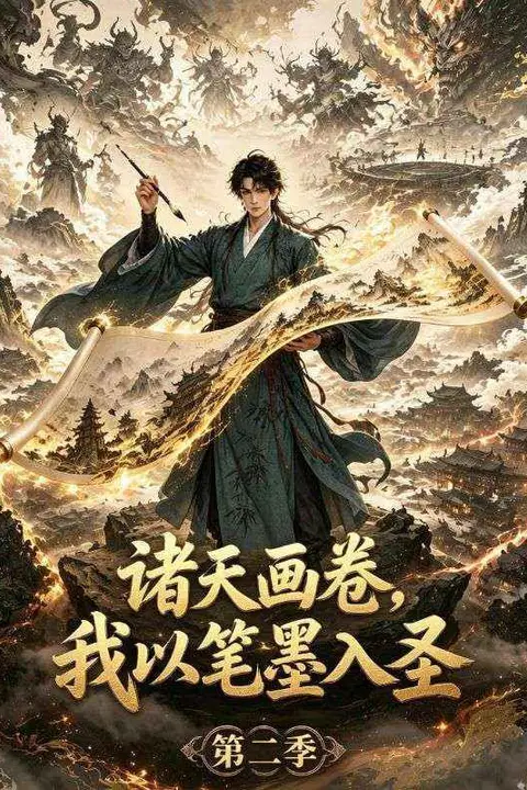 《诸天画卷,我以笔墨入圣第二季》封面