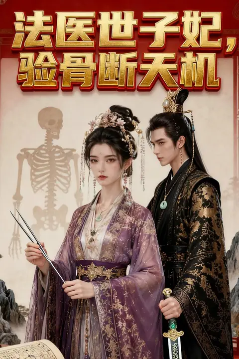 《法医世子妃，验骨断天机》封面