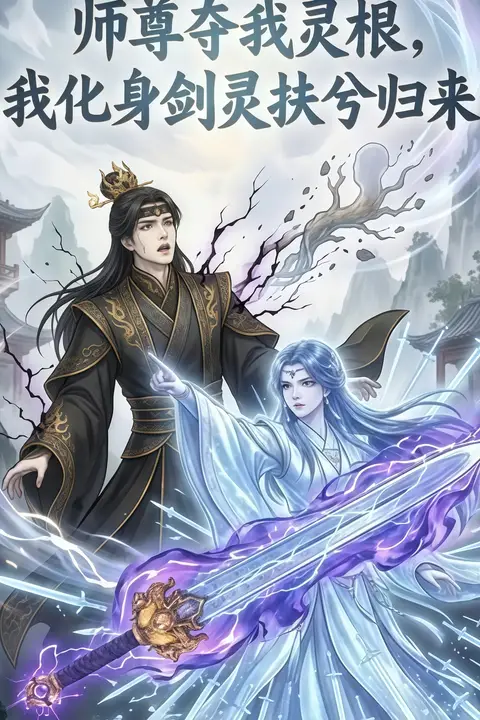《师尊夺我灵根，我化身剑灵扶兮归来》封面