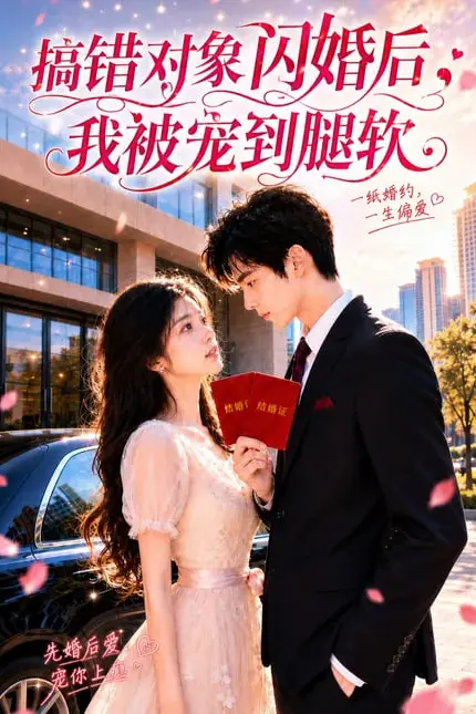 《搞错对象闪婚后,我被宠到腿软》封面