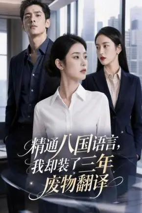 《精通八国语言,我却装了三年废物翻译》封面
