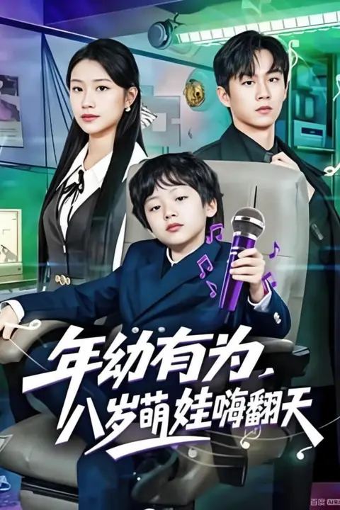 《年幼有为,八岁萌娃嗨翻天》封面