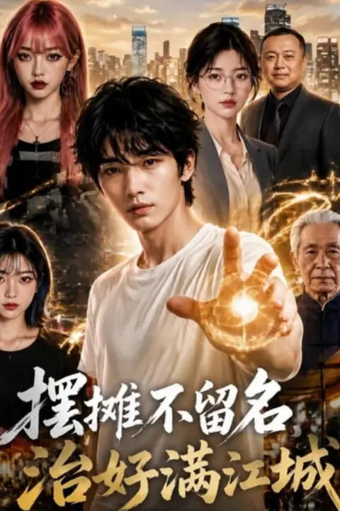 《摆摊不留名，治好满江城》封面