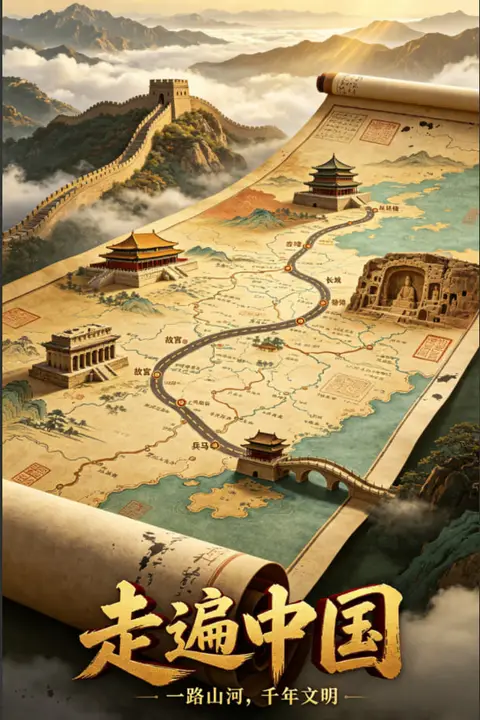 《走遍中国》封面