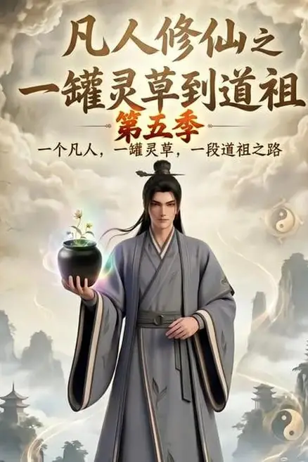 《凡人修仙之一罐灵草到道祖第五季》封面