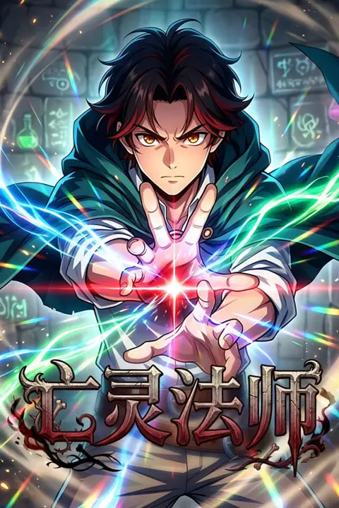 《亡灵法师，召唤055什么鬼？ 动态漫画》封面