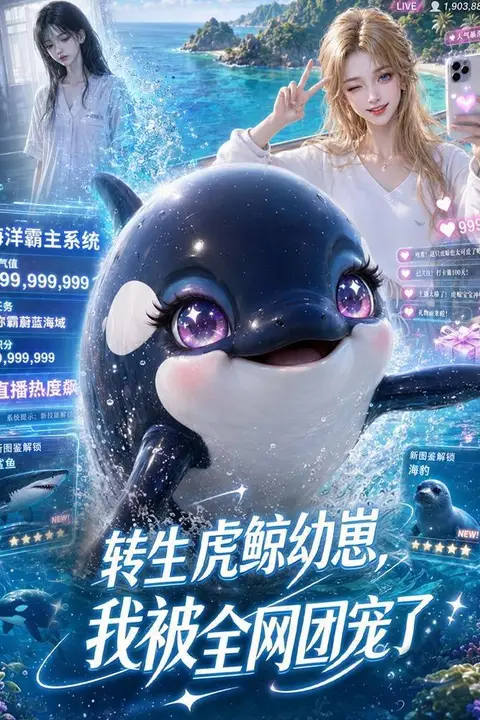 《转生虎鲸幼崽，我被全网团宠》封面