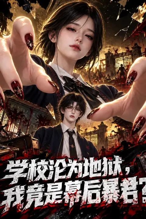 《学校沦为地狱,我竟是幕后暴君?》封面