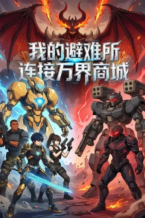 《我的避难所连通万界商城》封面