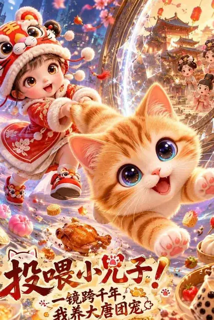 《投喂小兕子!一镜跨千年,我养大唐团宠》封面