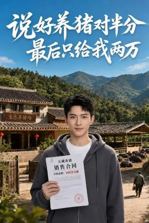 《说好养猪对半分最后只给我两万》封面