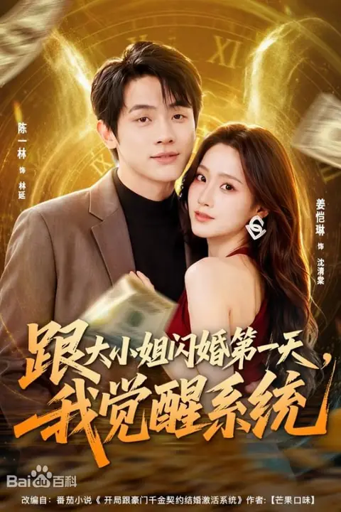 《跟大小姐闪婚第一天,我觉醒系统》封面