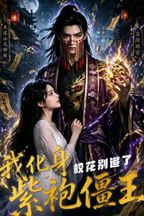 《化身紫袍僵王,校花别追了!》封面