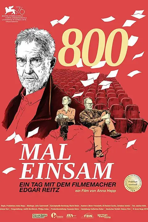 《800次寂寞:与电影制作人埃德加·雷茨的一天》封面