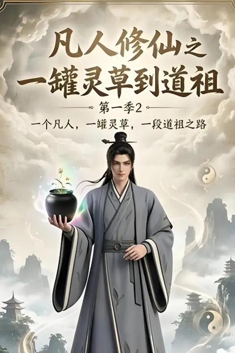 《凡人修仙之一罐灵草到道祖第一季》封面