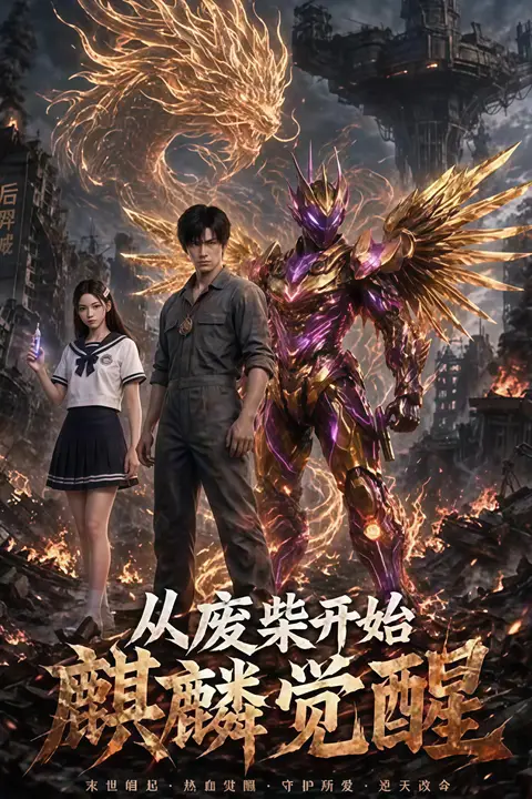 《从废柴开始麒麟觉醒》封面