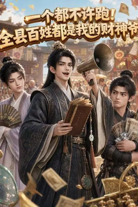 《一个都不许跑!全县百姓都是我的财神爷》封面