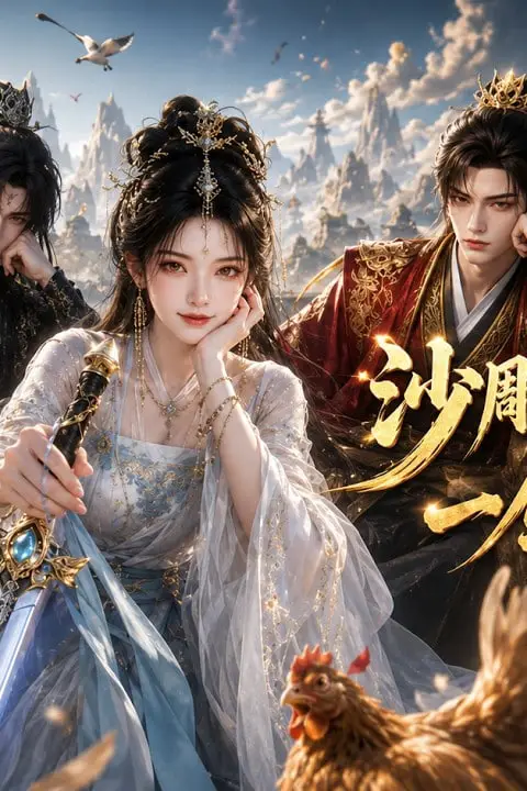 《沙雕的女魔头,一剑撼仙途》封面