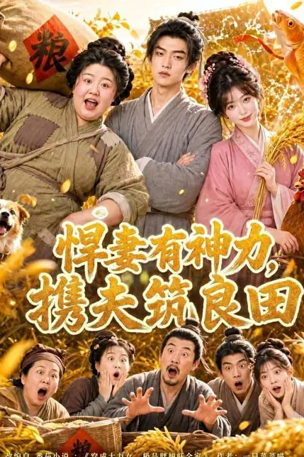 《悍妻有神力,携夫筑良田》封面