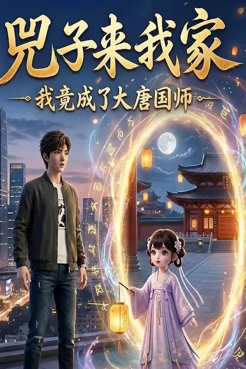 《咒子来我家，我竟成了大唐国师》封面