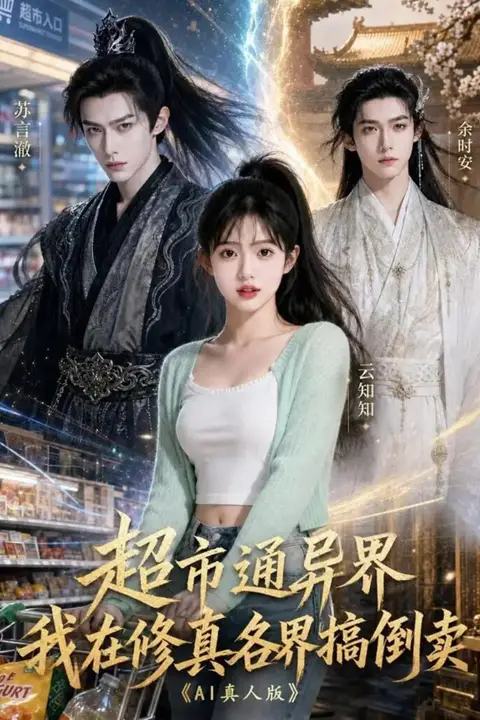 《超市通异界,我在修真各界搞倒卖 AI 真人版》封面
