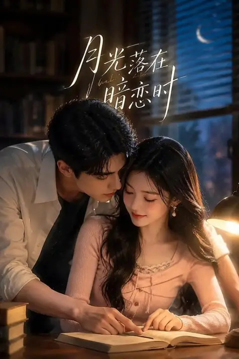《月光落在暗恋时》封面