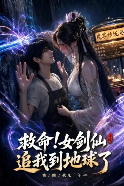 《救命！女剑仙追到地球了》封面