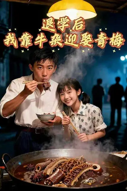 《退学后我靠牛杂迎娶青梅》封面
