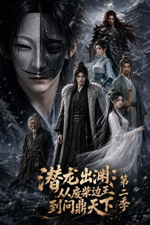 《潜龙出渊：从废柴边王到问鼎天下第二季》封面