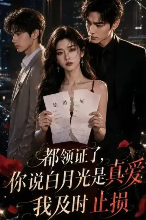 《都领证了，你说白月光是真爱我及时止损》封面