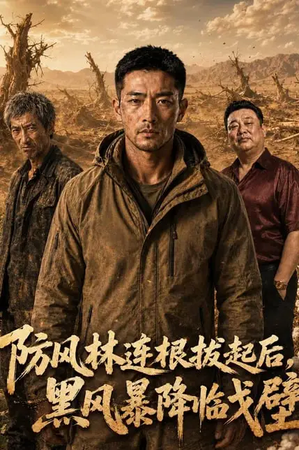《防风林连根拔起后,黑风暴降临戈壁》封面