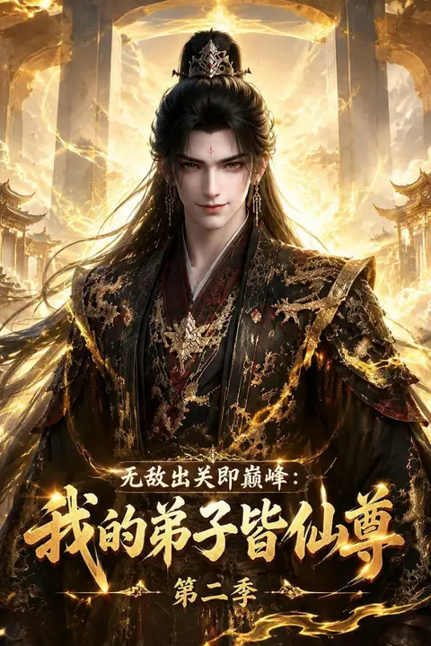 《无敌出关即巅峰:我的弟子皆仙尊第二季》封面