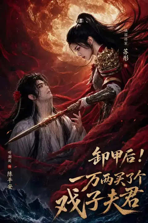 《卸甲后一万两买了个戏子夫君》封面