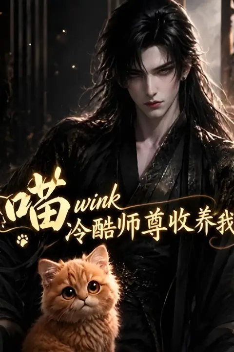 《喵 wink 冷酷师尊收养我》封面