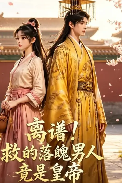 《离谱！救的落魄男人竟是皇帝》封面