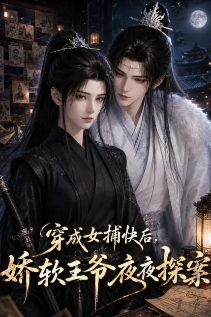 《穿成女捕快后,娇软王爷夜夜探案》封面
