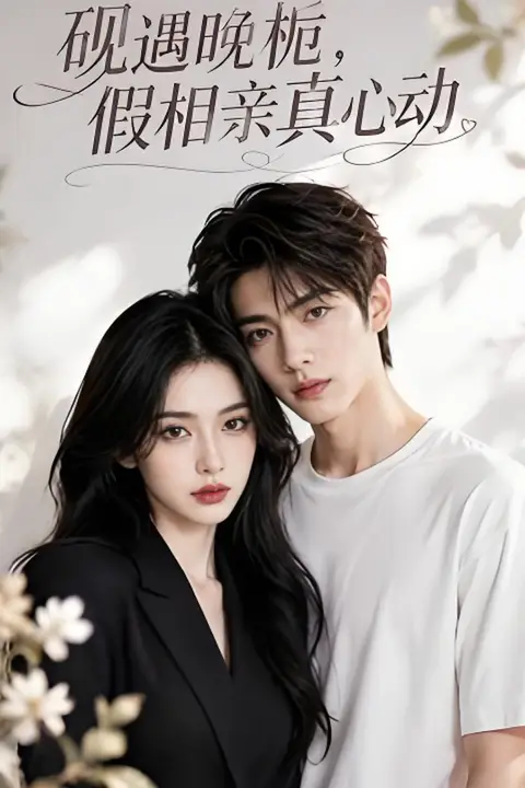 《砚遇晚栀,假相亲真心动》封面