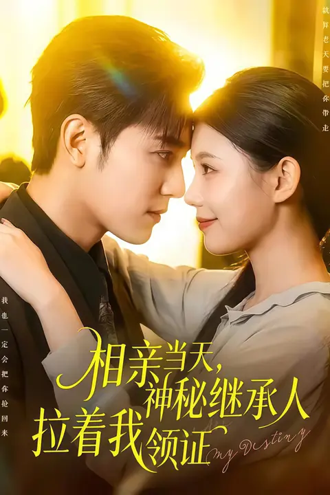 《相亲当天，神秘继承人拉着我领证》封面