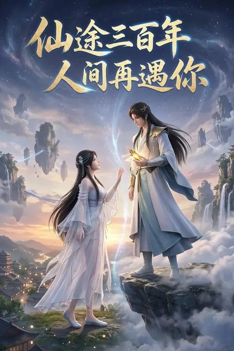 《仙途三百年人间再遇你》封面