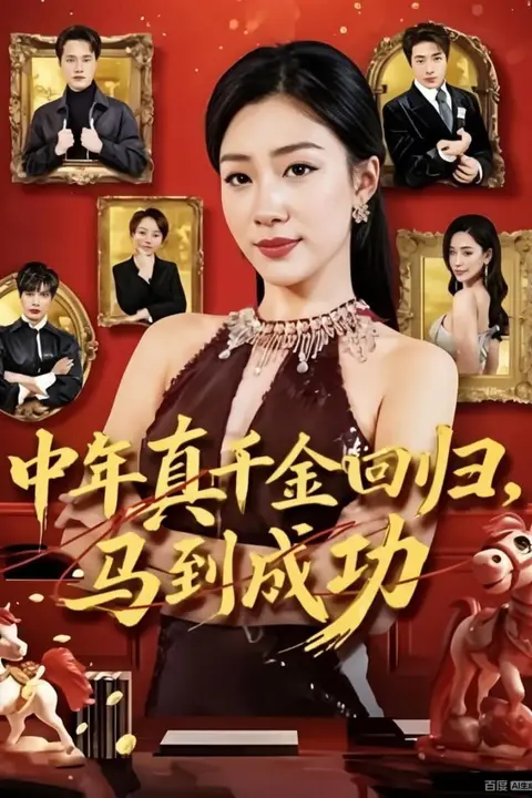 《中年真千金回归，马到成功》封面