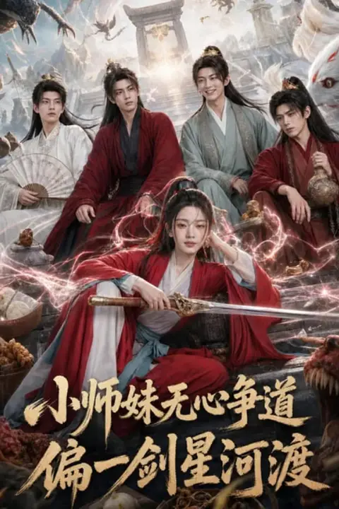 《小师妹无心争道,偏一剑星河渡》封面