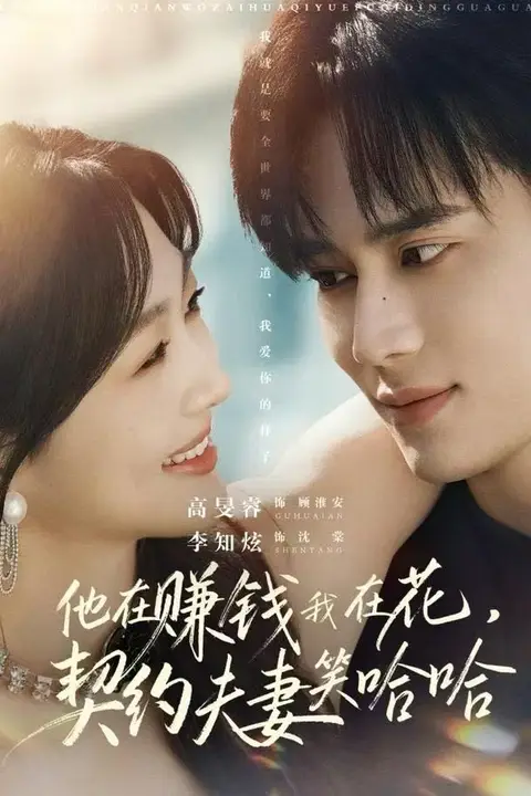 《他在赚钱我在花,契约夫妻笑哈哈》封面