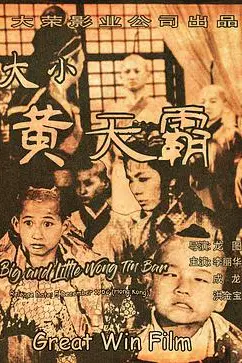 《大小黄天霸》封面