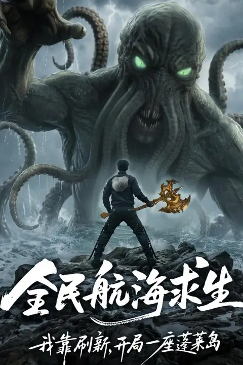 《全民航海求生,我靠刷新,开局一座蓬莱岛》封面